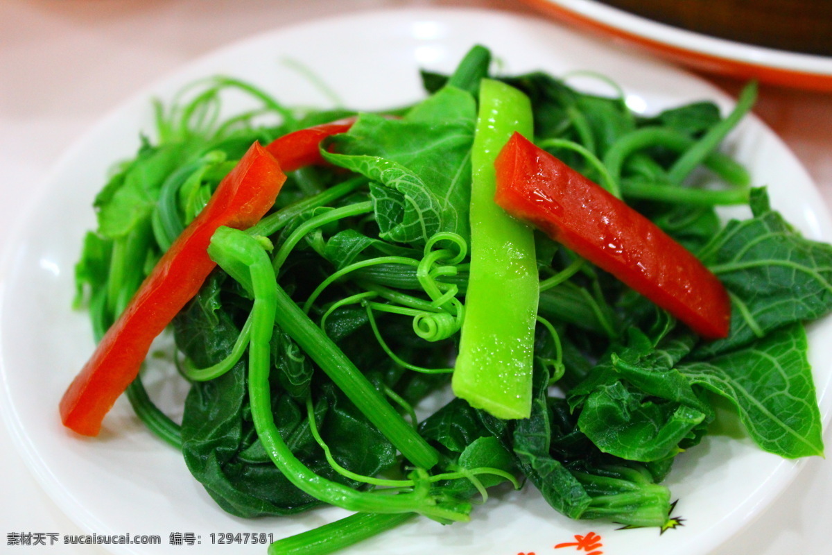 凉调龙须菜 调龙须菜 龙须菜 红椒拌龙须菜 凉拌龙须菜 餐饮美食 传统美食