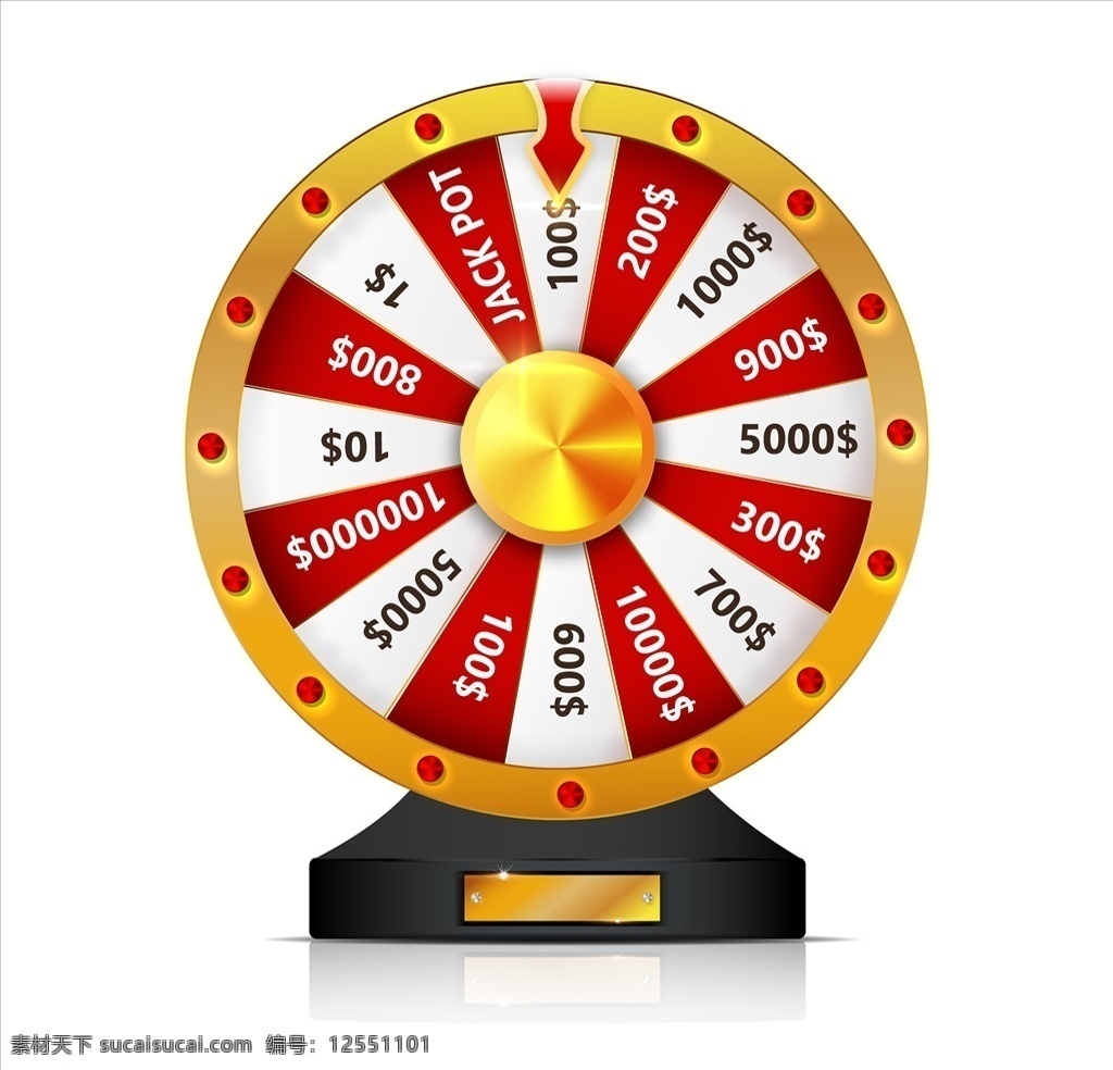 抽奖转盘素材图片下载-素材编号12551101-素材天下图库