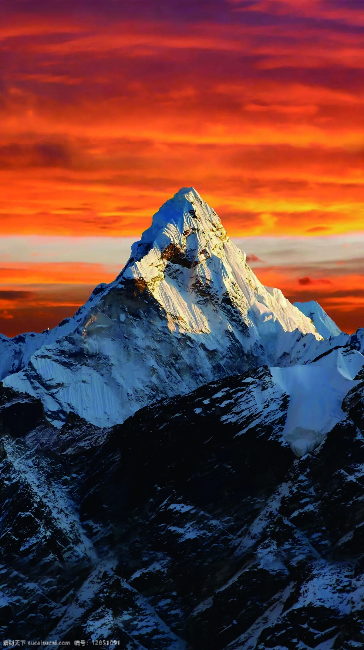 珠峰图片 珠峰 珠穆朗玛峰 雪山 晚霞 山峰 世界最高峰 山脉 自然景观 山水风景