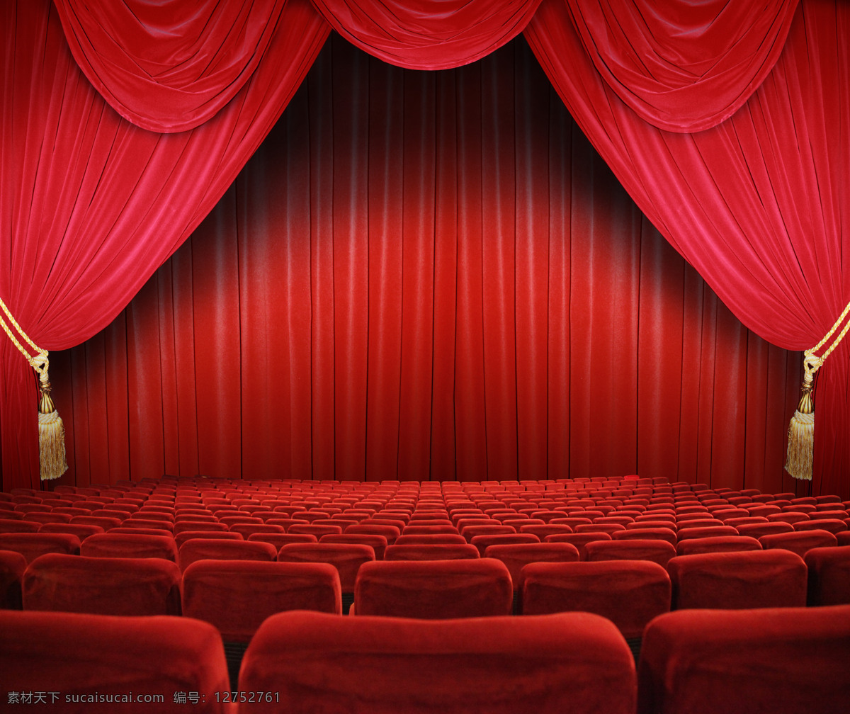 舞台幕布背景 幕布 座位 舞台背景 舞台设计 其他类别 生活百科 红色