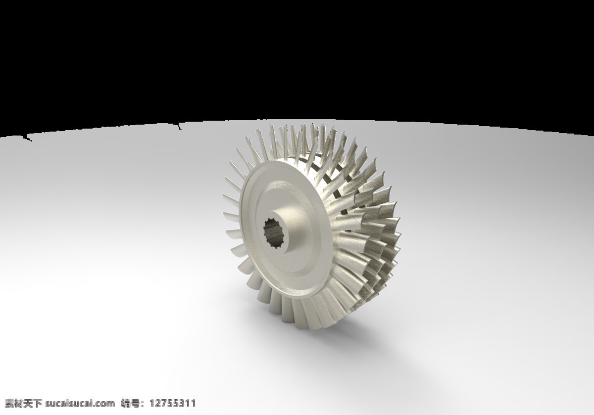 级 低压 压气机 发动机 风扇 压缩机 3d模型素材 建筑模型