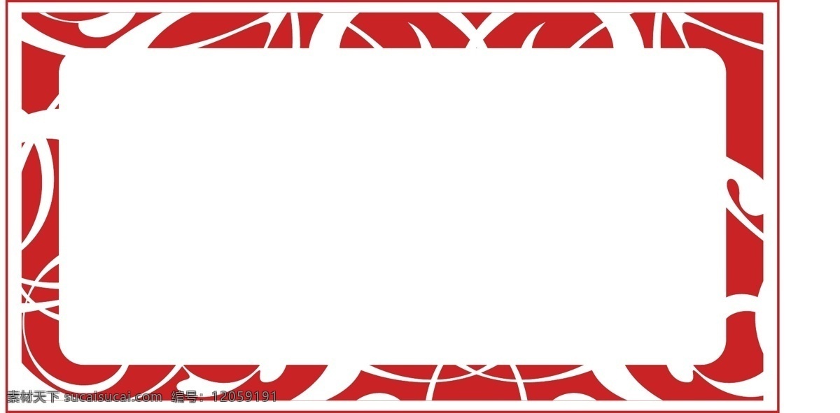 红色 简约 花纹 相框 简约欧式相框 矢量相框 创意相框 欧式相框 欧式花纹 相框设计 简约相框