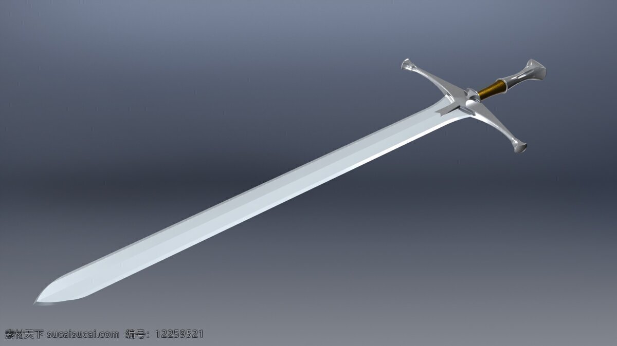 指环王 剑 3d模型素材 其他3d模型