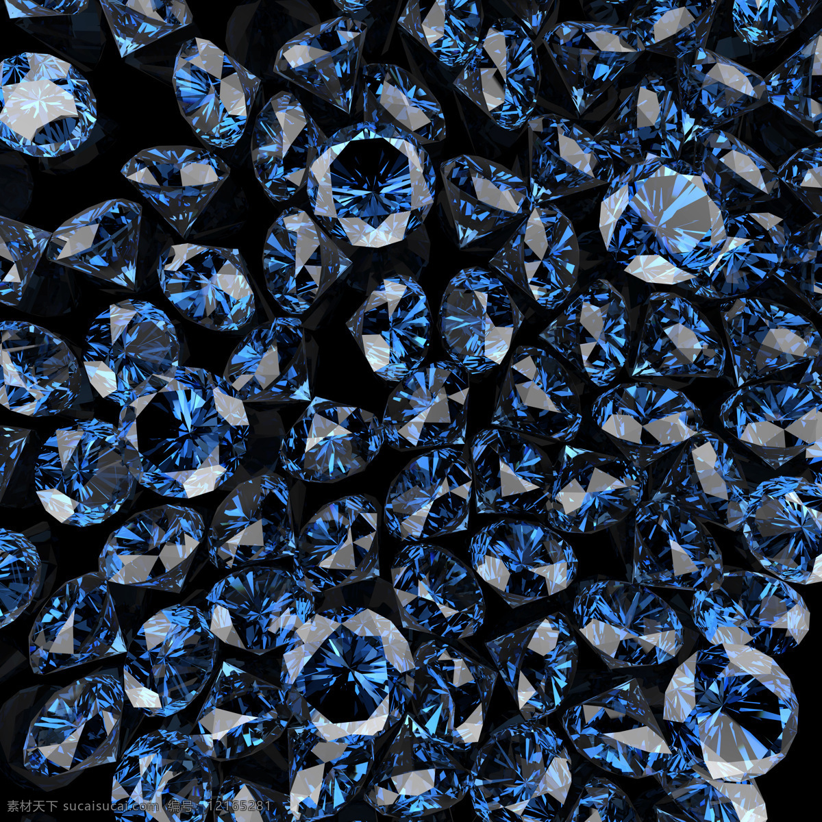 钻石链子 钻石图片模板 发光的钻石 美丽的钻石 蓝宝石 宝石钻石 钻石广告 3d设计 黑色
