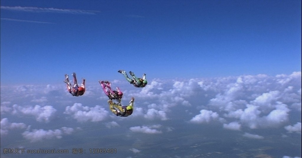 壮观跳伞 跳伞 运动 极限运动 冒险运动 体育运动 实用高清素材 高清实拍素材 高清影视素材 多媒体设计 视频剪辑 avi 源文件