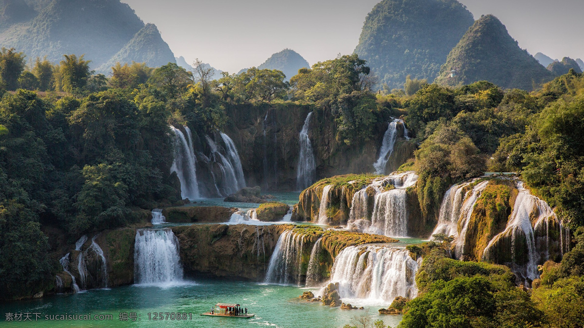瀑布图片 山水 瀑布 瀑布群 德天 广西 旅游摄影 国内旅游