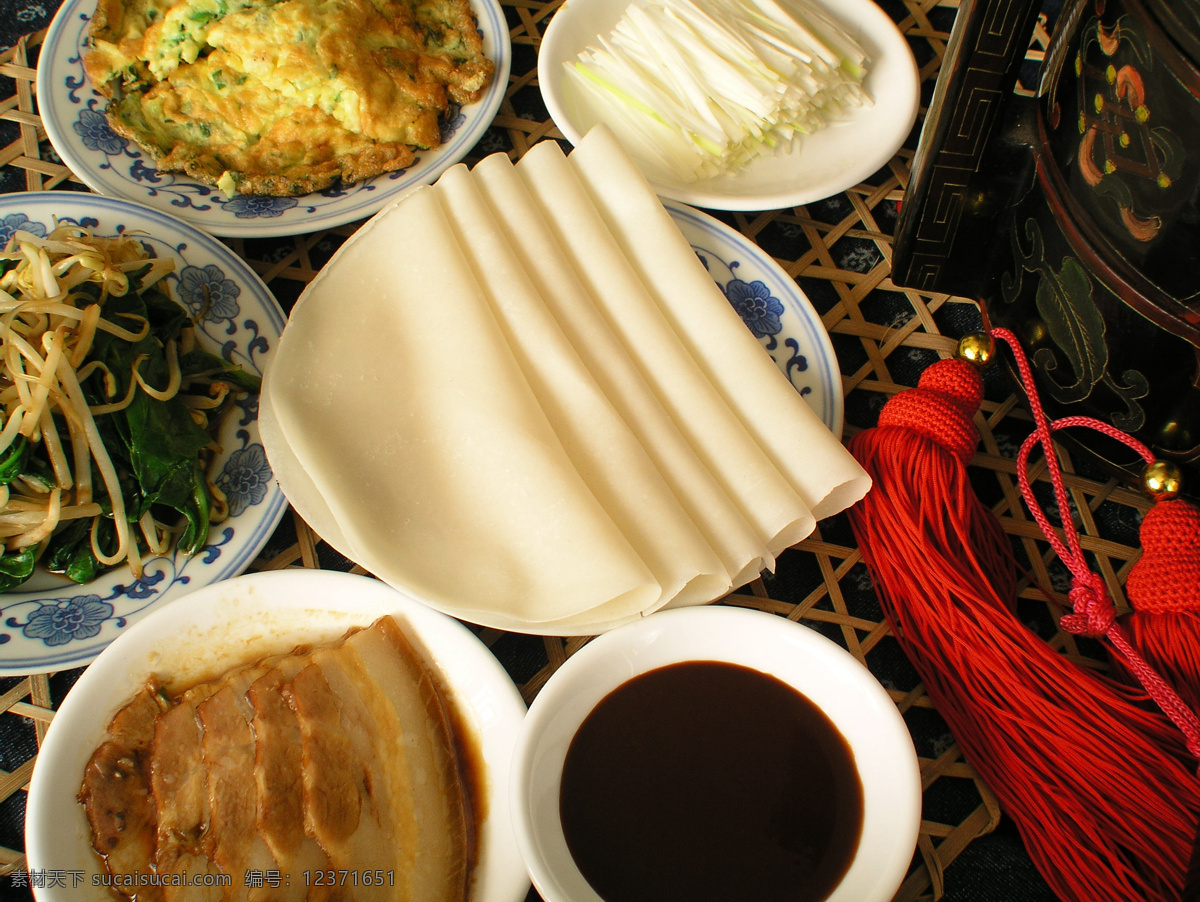 春饼 美食 传统美食 餐饮美食 高清菜谱用图
