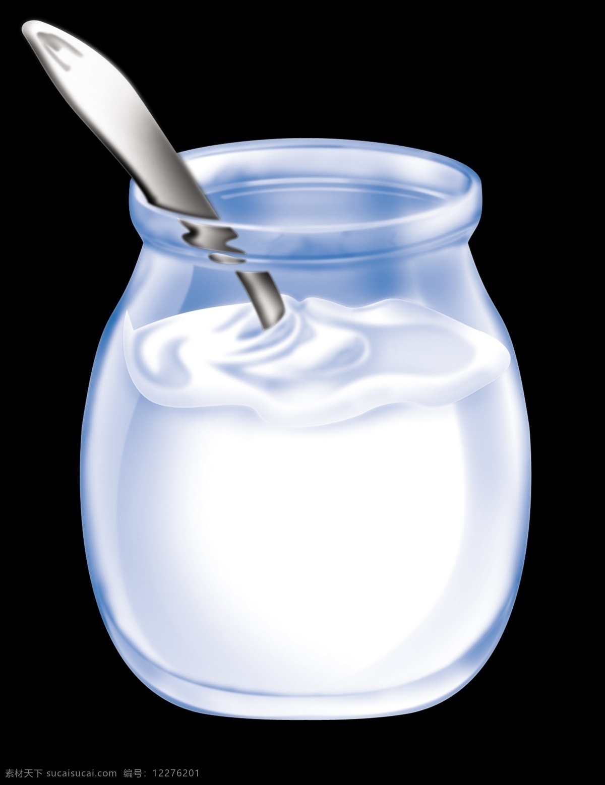 牛奶罐 牛奶 玻璃罐 汤勺 搅拌 分层图 分层 源文件库