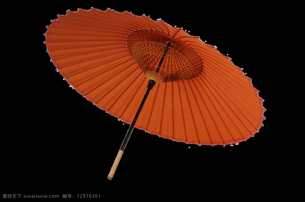 创意 油纸伞 透明 免 扣 白色 插画 黑色 红色 卡通 伞 伞把 手账素材 淘宝 折痕
