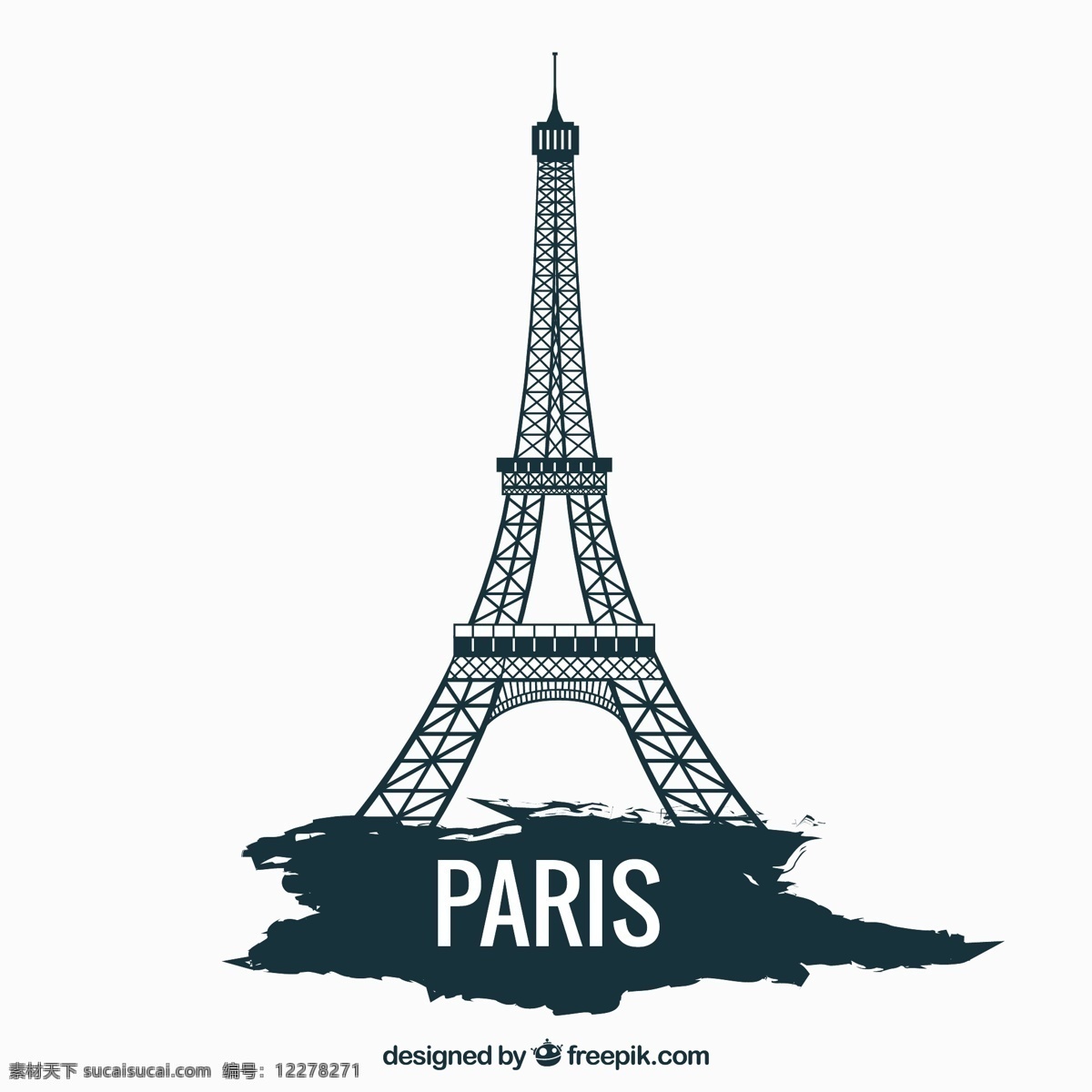 艾菲尔铁塔 巴黎 剪影 法国 埃菲尔铁塔 纪念碑