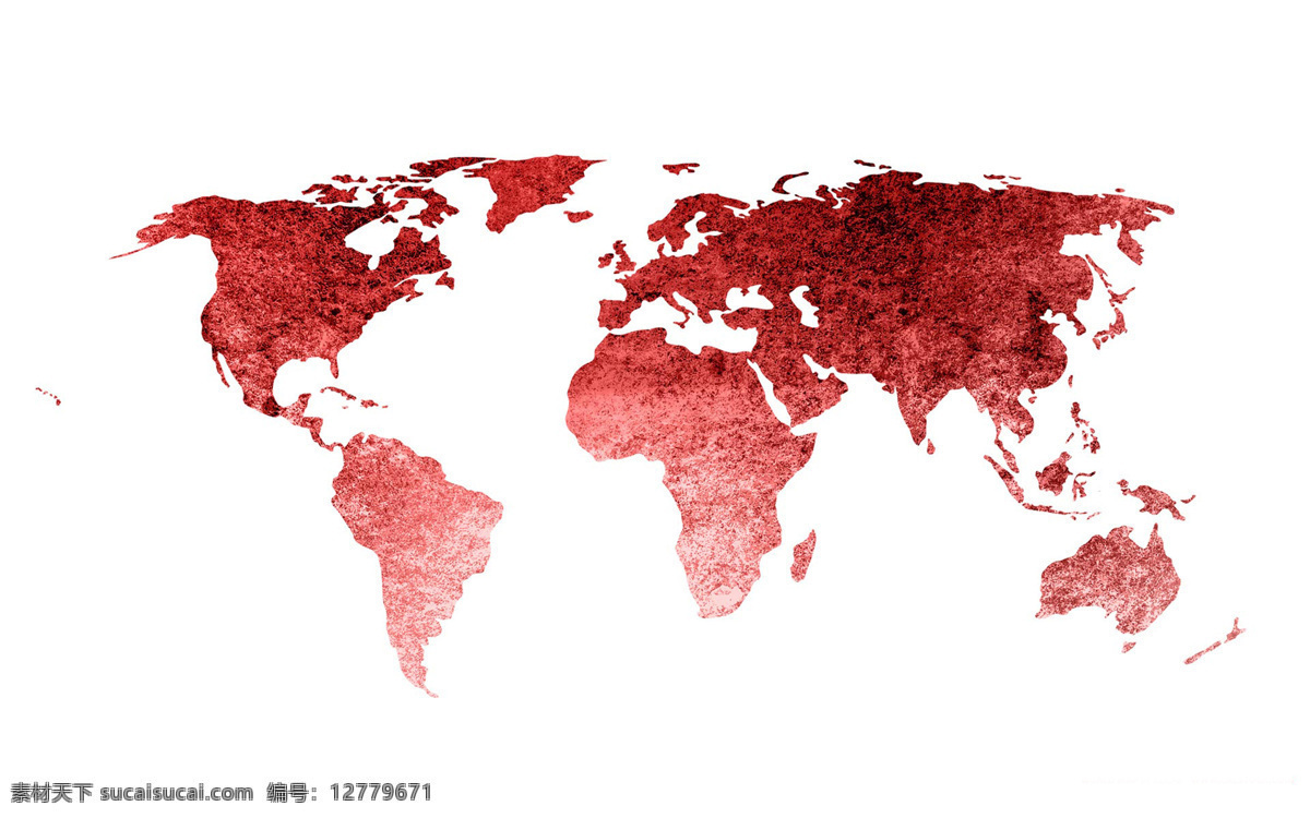 世界地图 地图 斑迹 白底 白色