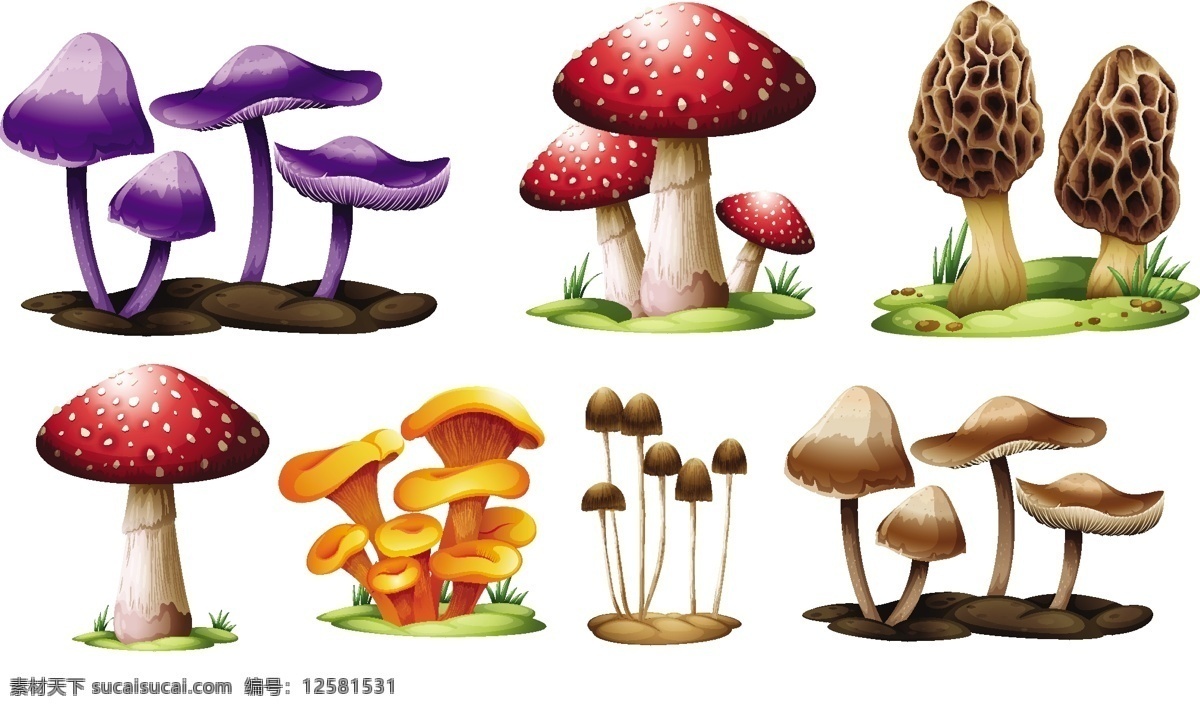蘑菇 蘑菇设计 矢量蘑菇 蘑菇素材 卡通蘑菇 菌子 卡通菌 矢量菌 矢量菌子