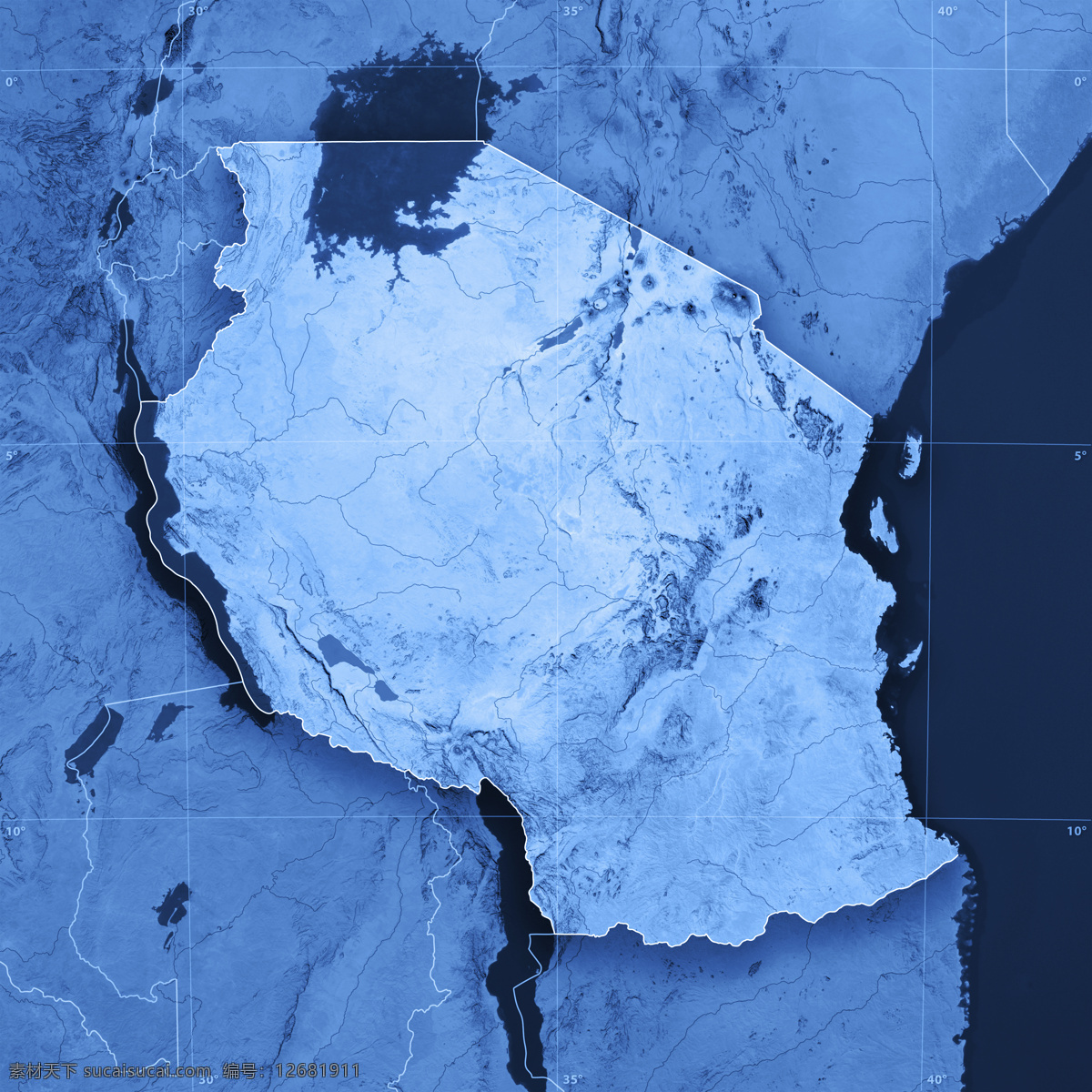 蓝色渲染地图 地图 蓝色地图 地图模板 经线 纬线 经度 纬度 办公学习 其他类别 生活百科