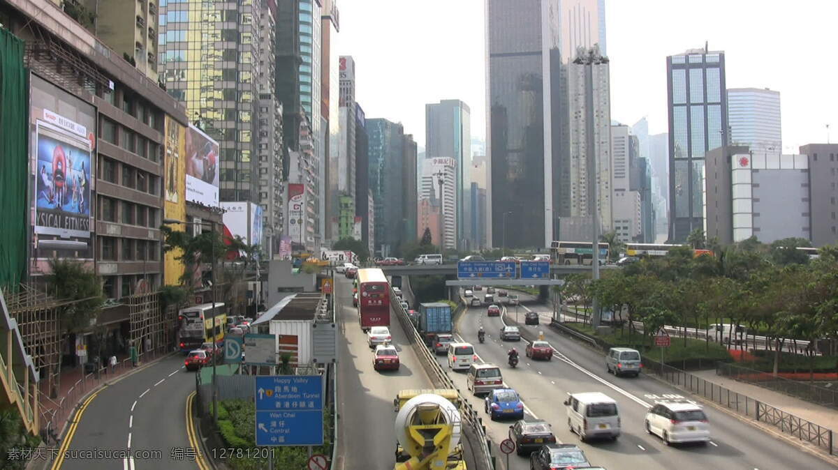 香港 建筑 交通 股票 视频 视频免费下载 avi 灰色