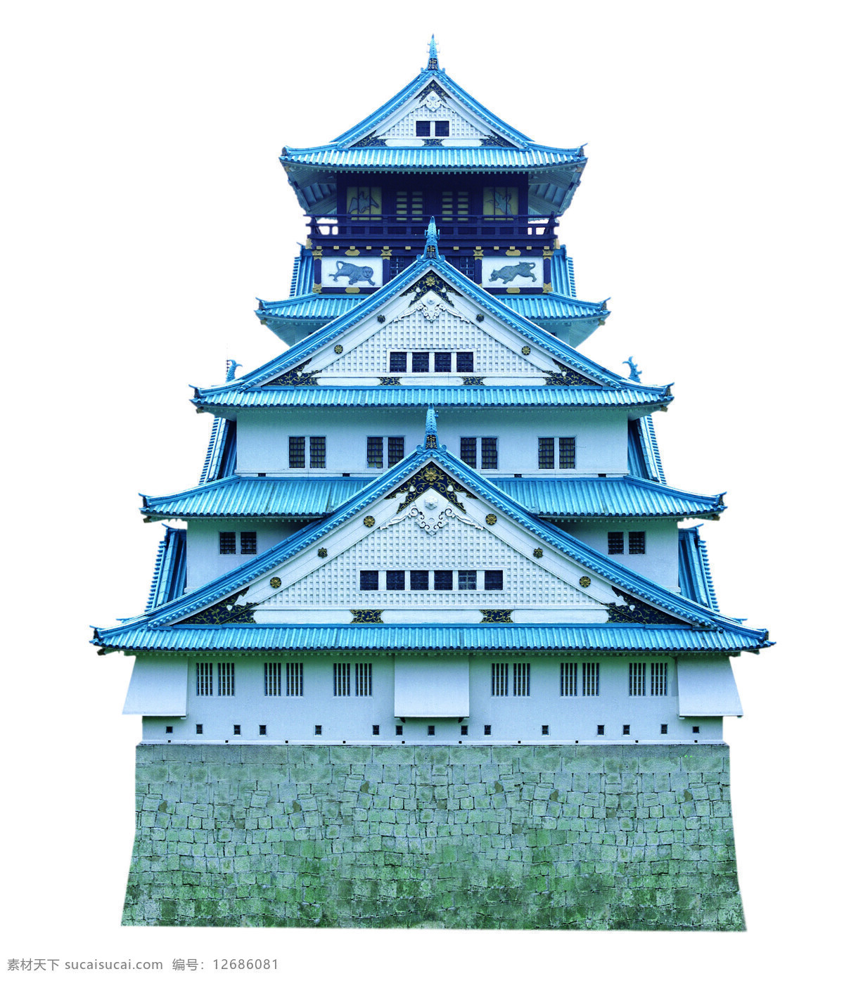 姬路城 古建筑 历史文化遗产 名胜古迹 世界著名建筑 日本建筑 自然景观 自然风光 设计图库
