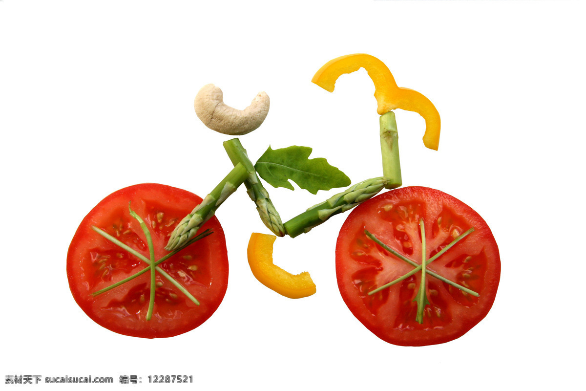 蔬菜 自行车 食物 美味 可口 诱人 美味食物 蔬菜自行车 外国美食 餐饮美食