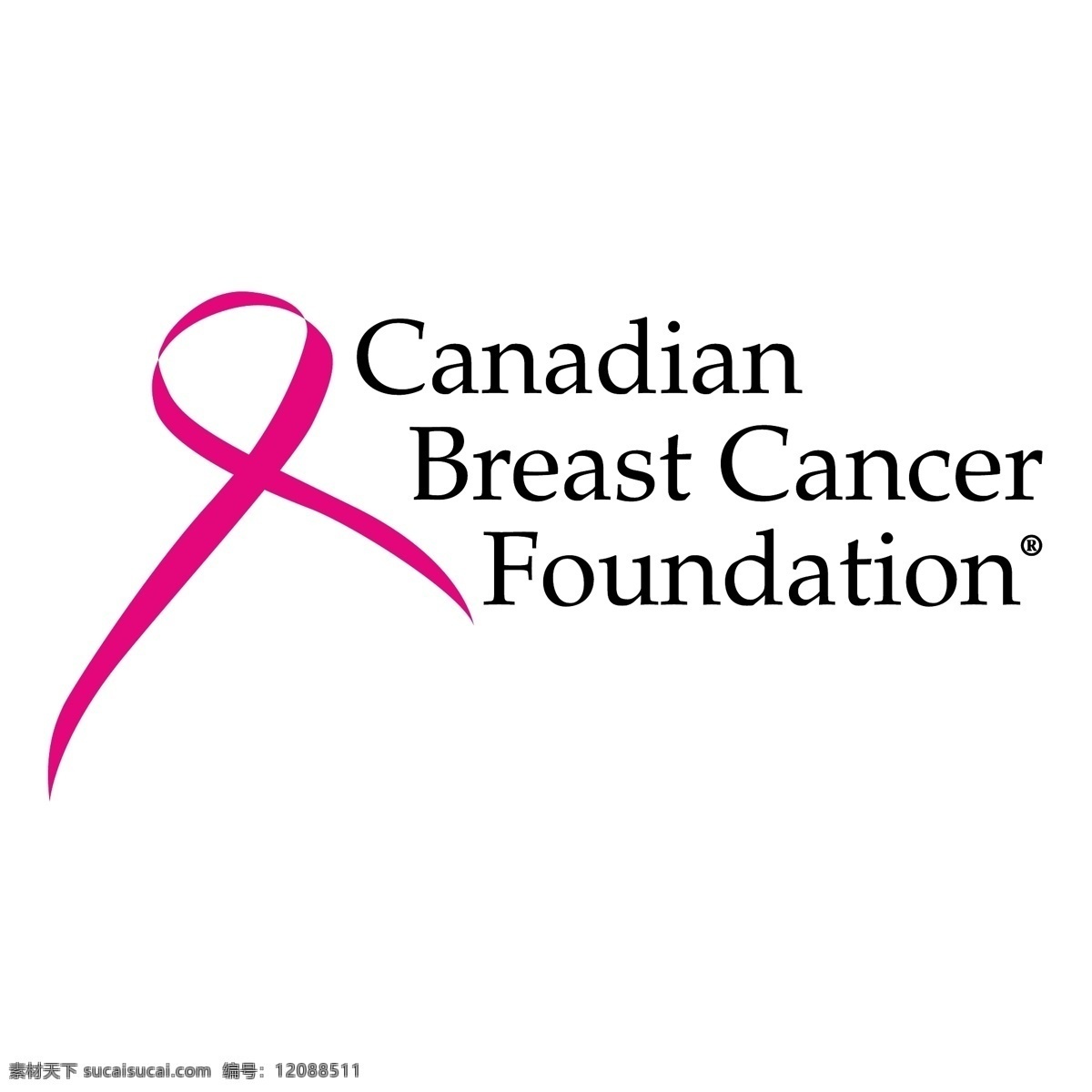 加拿大 乳腺癌 基金会 免费 标志 psd源文件 logo设计