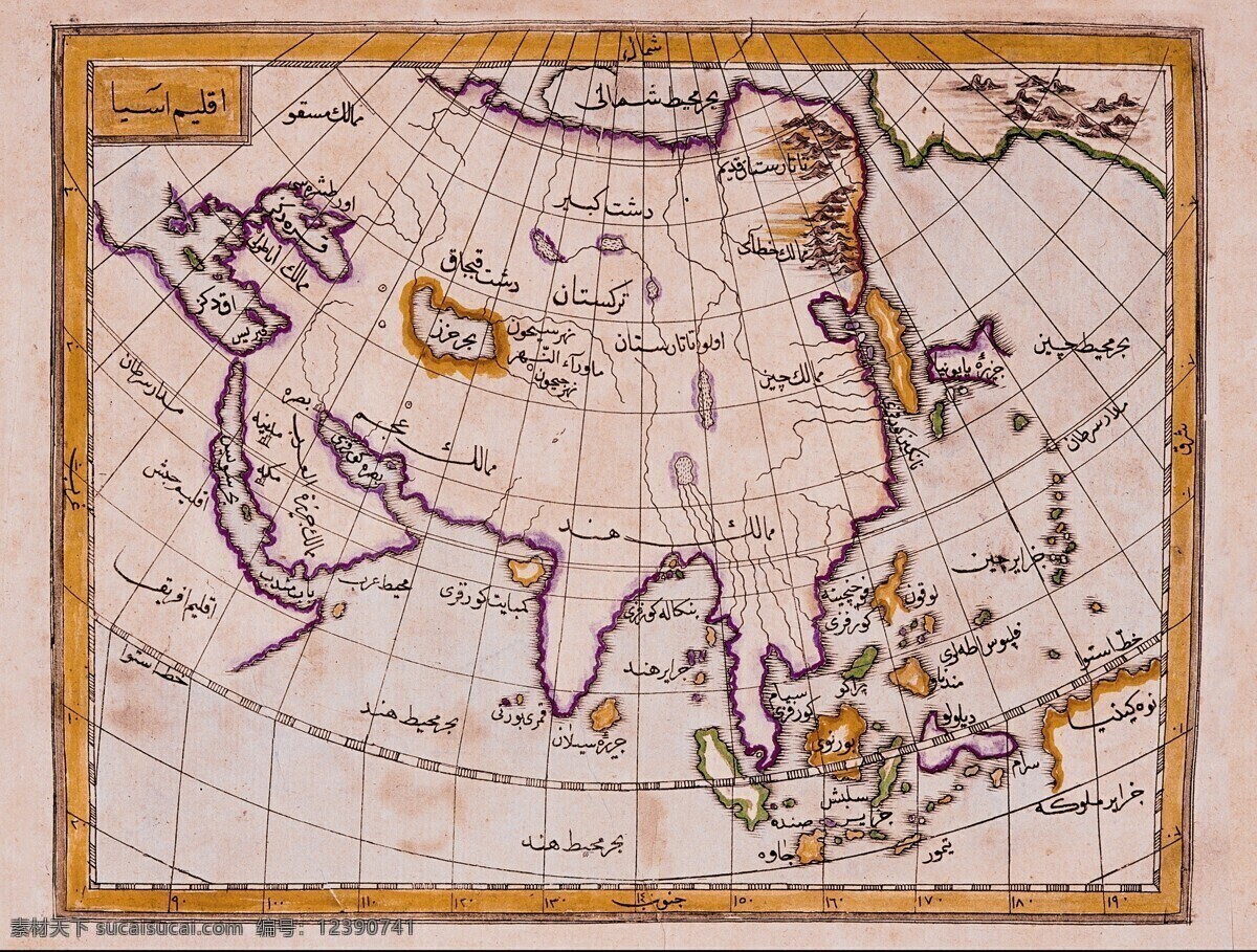 亚欧 地图 怀旧地图 地图背景 航海地图 亚欧地图 地图图片 生活百科