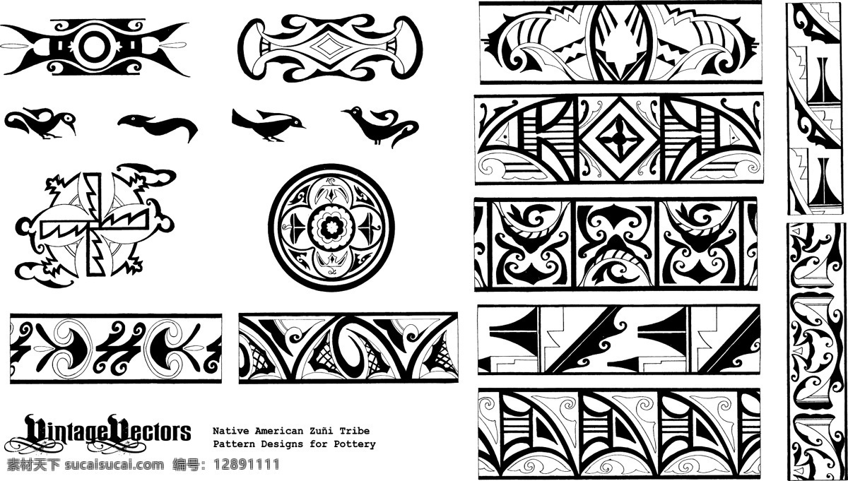 印第安 陶器 图案 美国 土著 土著美国人 美国的陶器 陶器图案 设计模式 美国模式 模式 祖尼 西南部 本土 陶瓷 矢量图 花纹花边