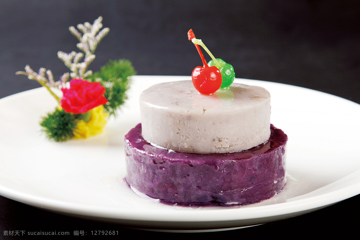 紫薯香芋泥 美食 传统美食 餐饮美食 高清菜谱用图