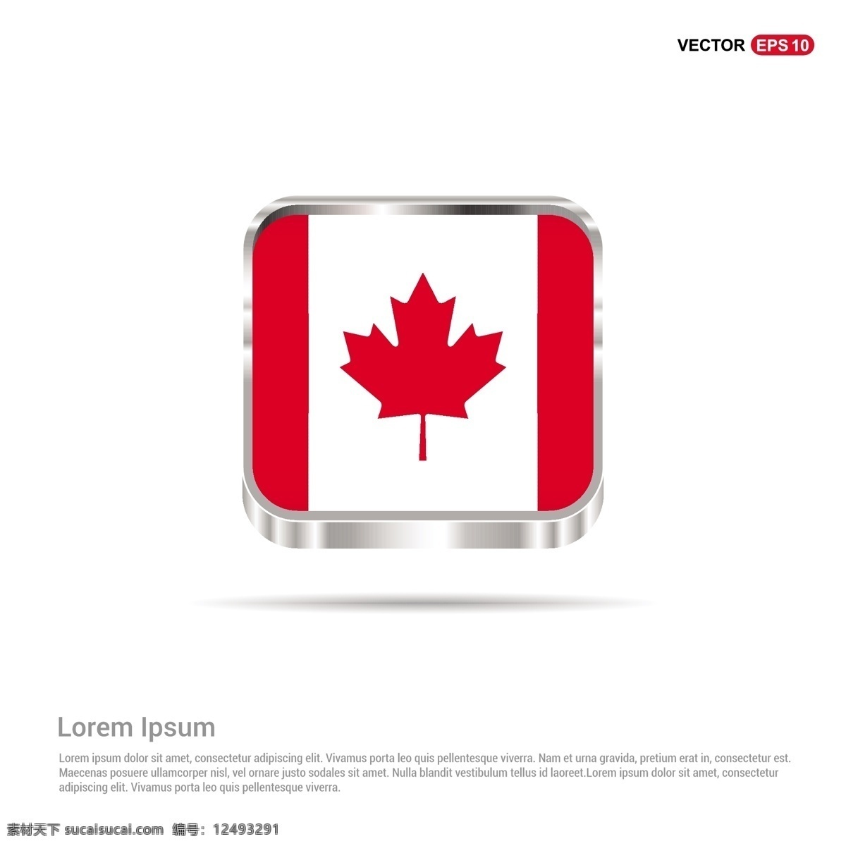加拿大 国旗 按钮 模板 旗帜 叶 针 符号 国家 枫叶 一天 爱国 民族 白色