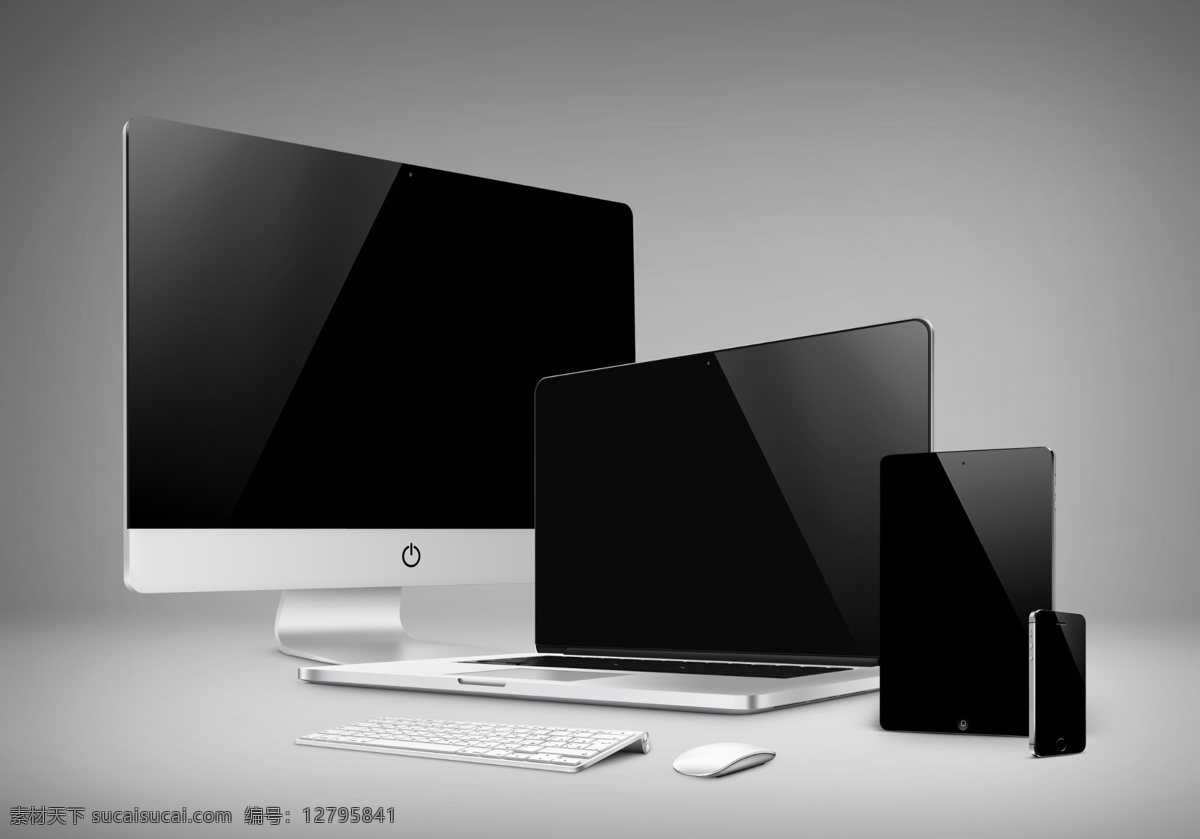 台式电脑 平板 手机素材图片 手机 抠图 苹果 活动元素 分层