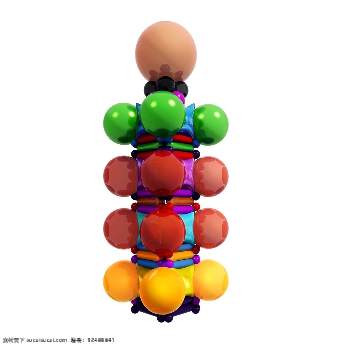 立体 气球 树 图 造型 仿真 质感 儿童节 套图