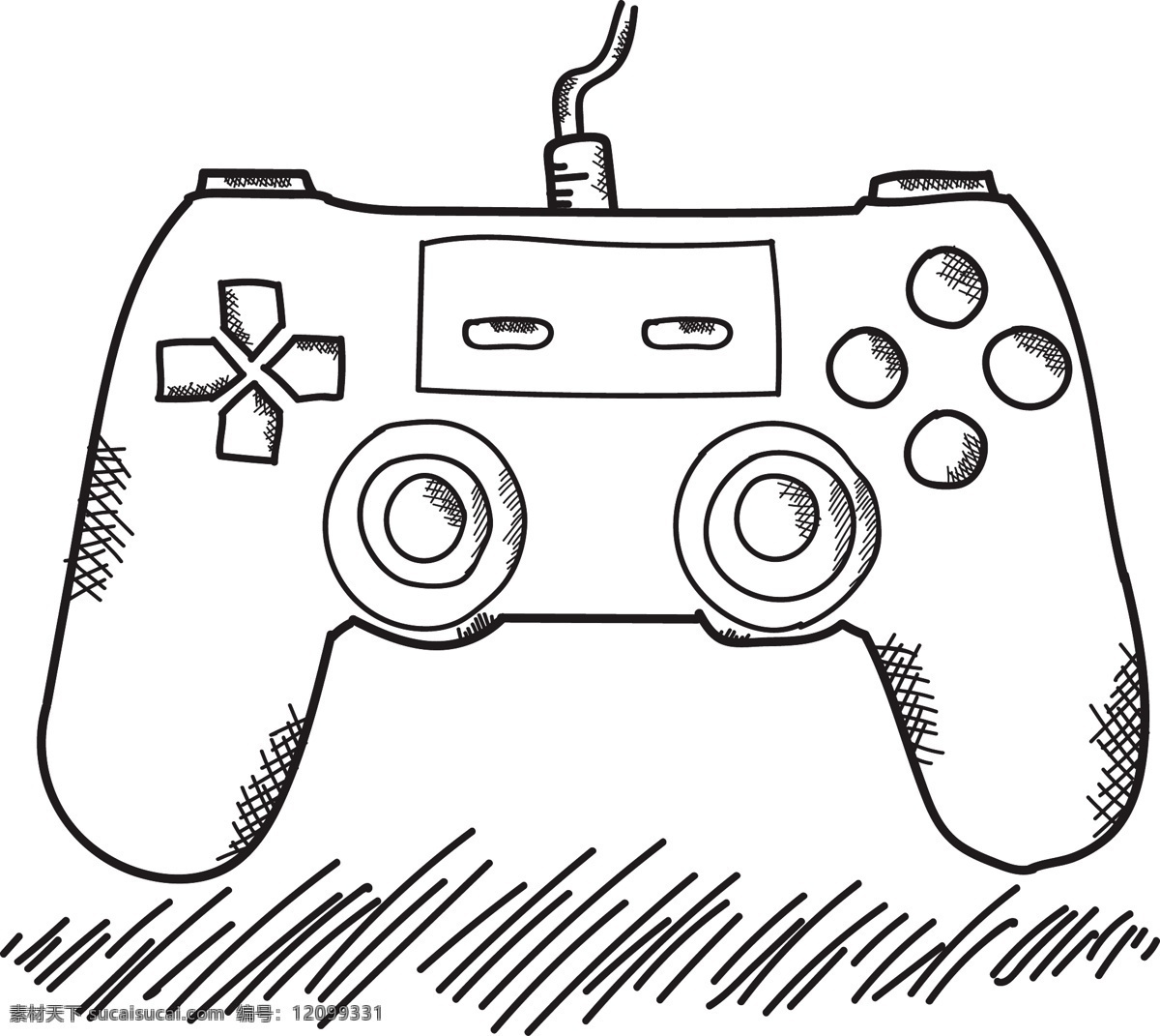 手绘 游戏 控制器 一方面 技术 卡通 艺术 视频 素描 绘画 好玩 插画 视频游戏 游戏控制 操纵杆 绘制 游戏控制器 玩家 白色