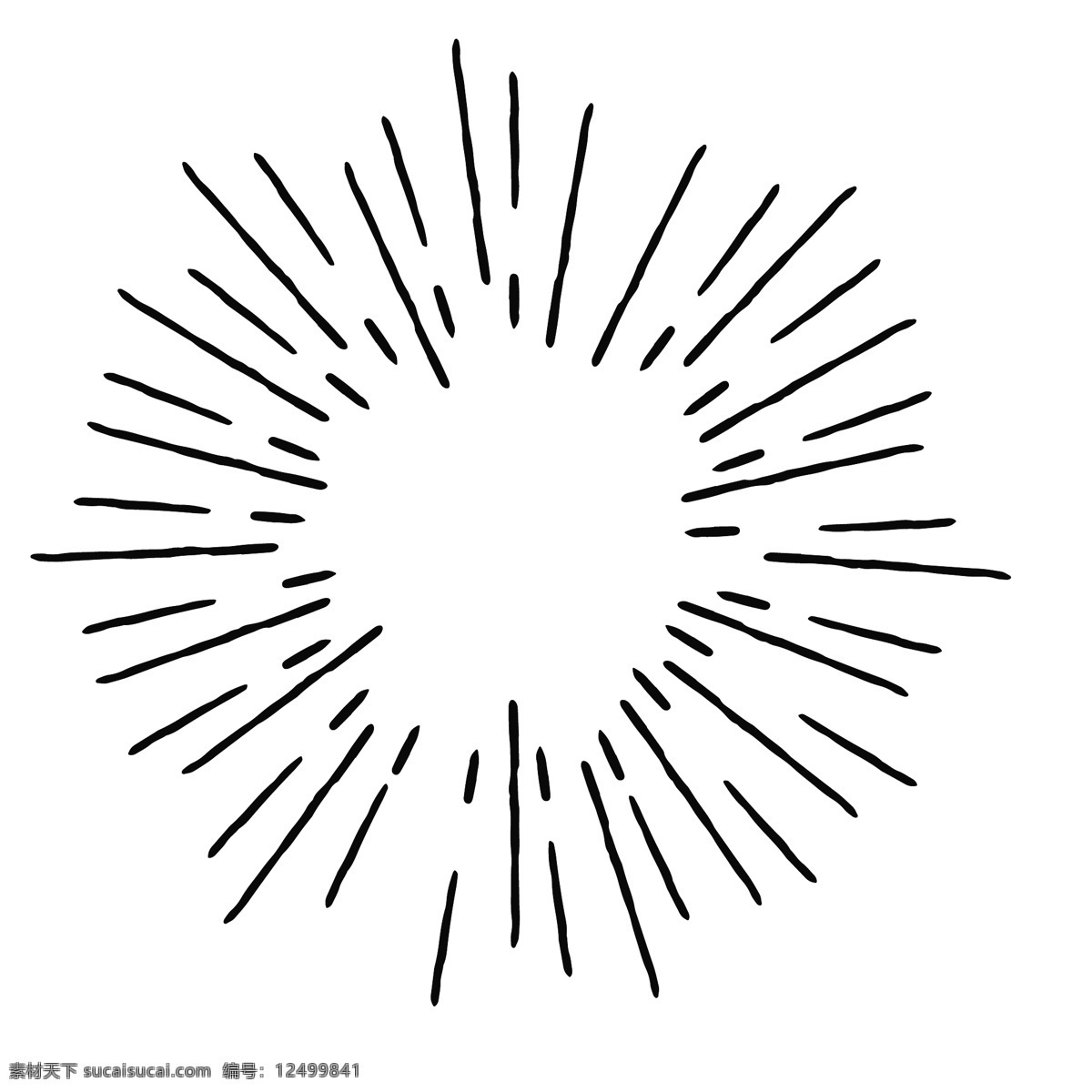 扩散 线条 简笔 图案 爆炸 圆形 环绕 创意 纹理 烟花 装饰图案