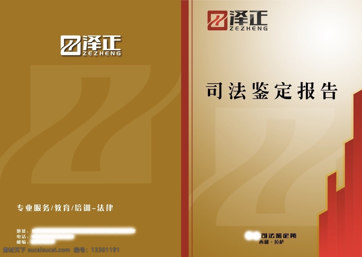 司法鉴定 画册封面 报告 画册 封面 商务 图形 渐变 不规则图形 棕色