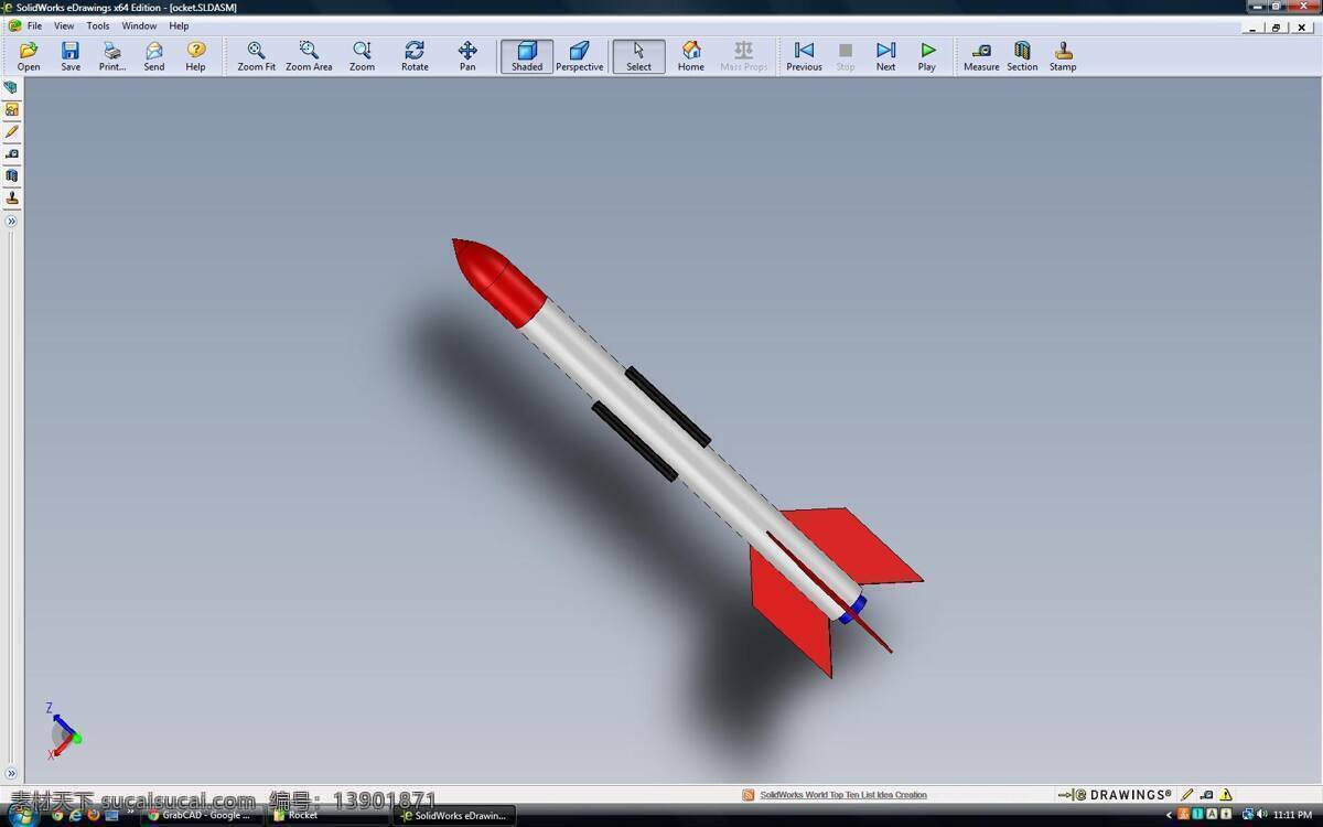 火箭免费下载 火箭 3d模型素材 建筑模型