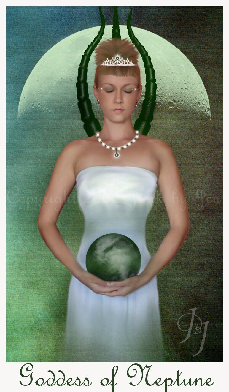 女神 海王星 ps笔刷