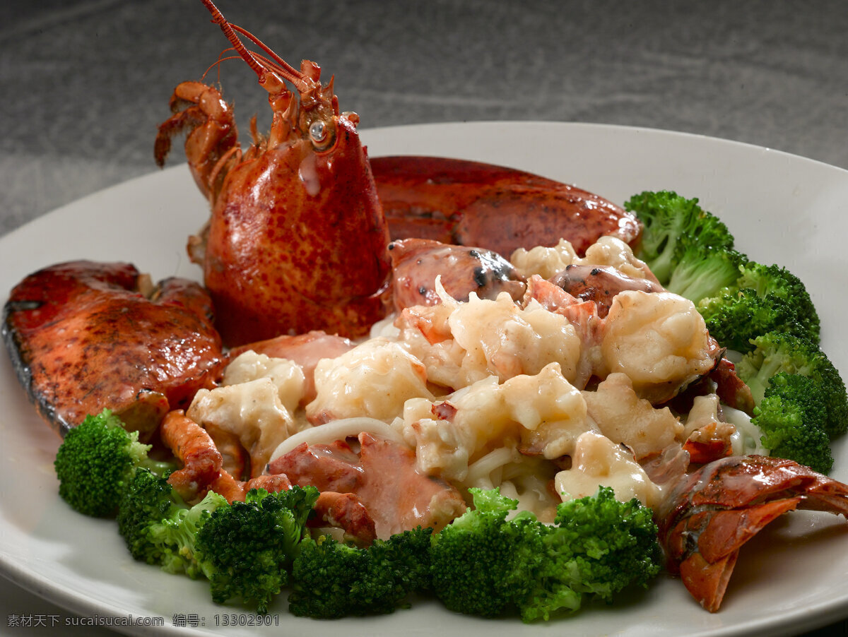 上汤焗龙虾 龙虾 海鲜 大虾 食品 菜品 大龙虾 上汤大龙虾 高清菜谱用图 餐饮美食 传统美食