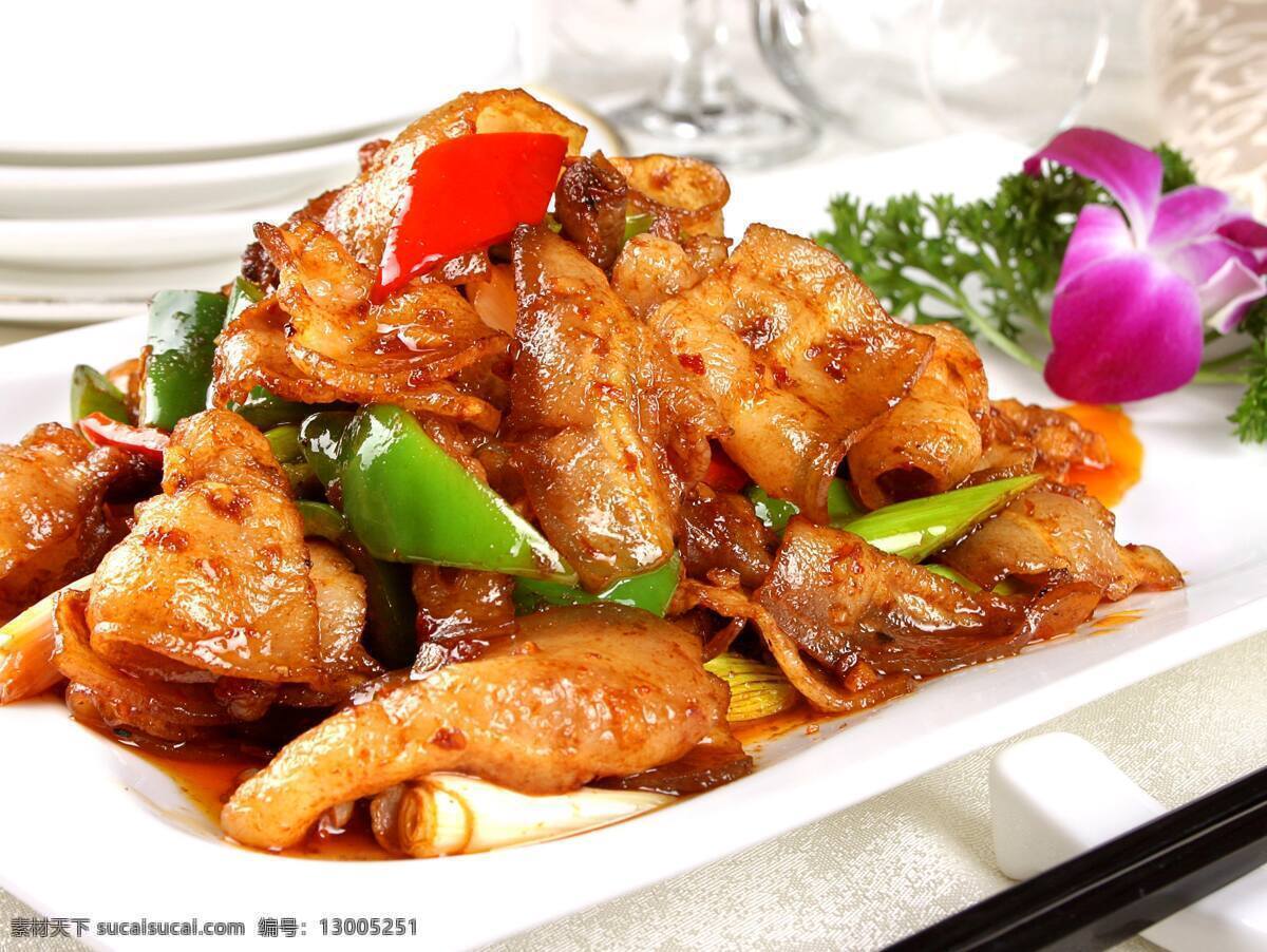 回锅肉 麻辣 川菜 中国菜 传统美食 餐饮美食