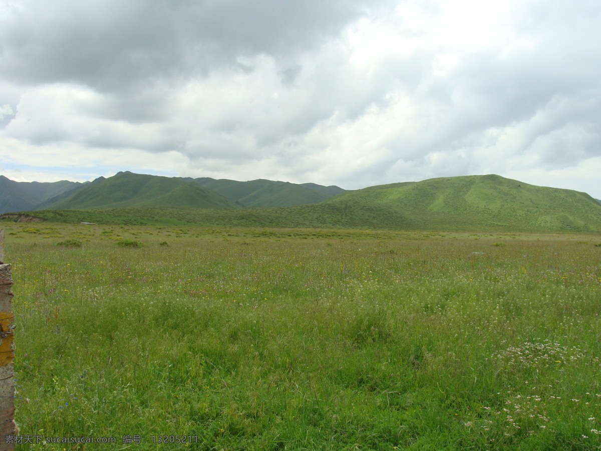 美丽 高原 风光 甘南 草原 高原风光 自然风景 自然景观