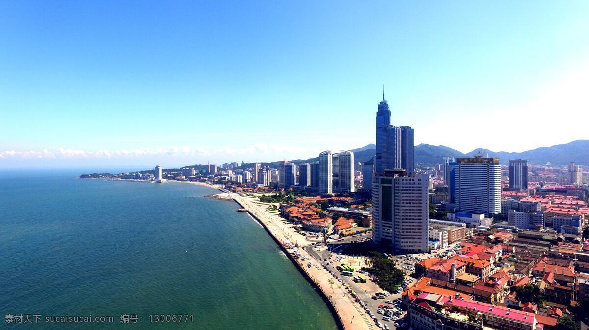 烟台滨海广场 烟台 滨海广场 海 大海 广场 滨海 自然景观 自然风景