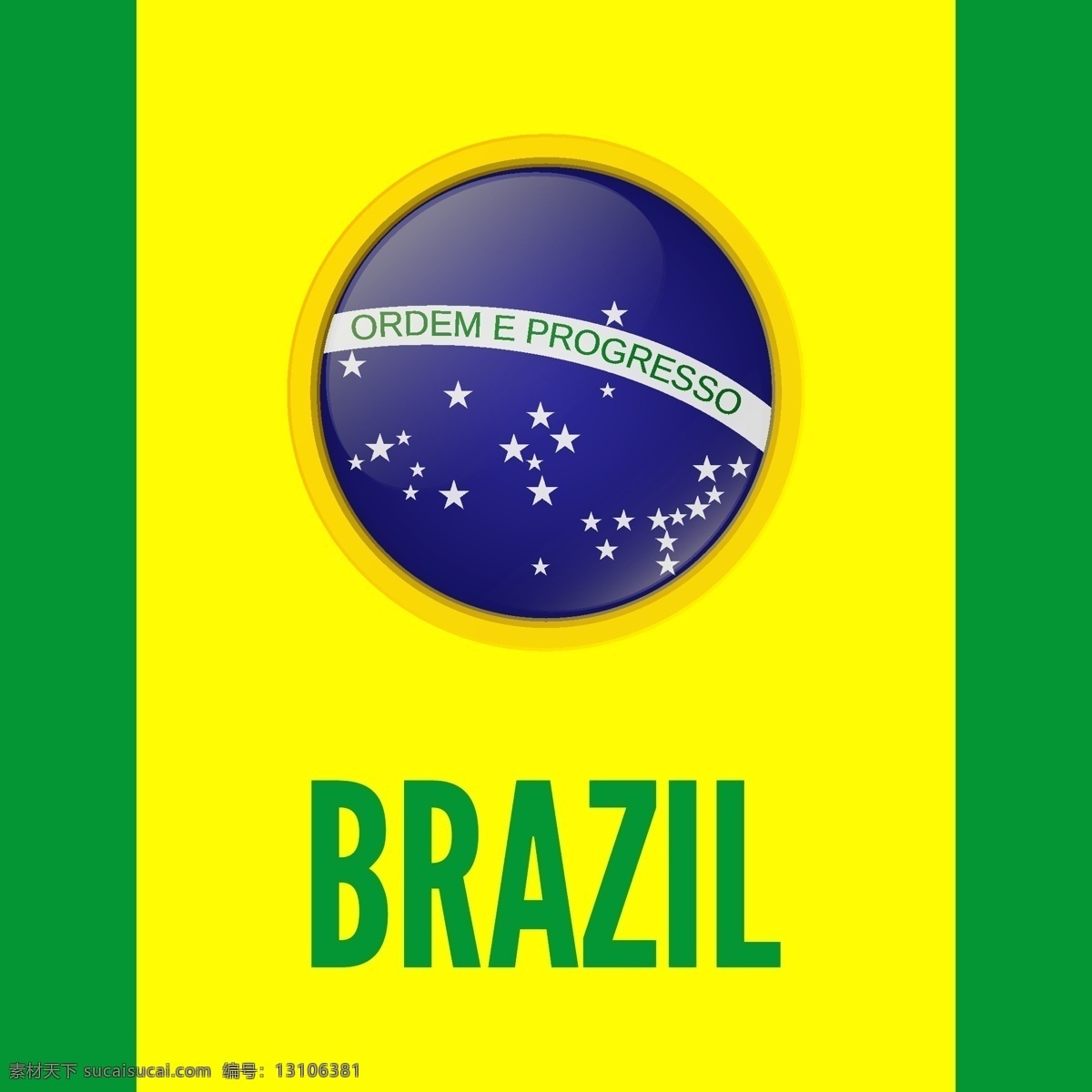 巴西 巴西国旗 矢量 国旗 背景 模板下载 巴西国旗背景 巴西素材 巴西元素 psd源文件