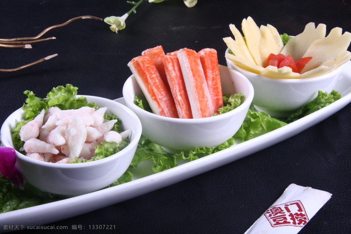 素海三鲜 素海 三鲜 素三样 中华美食 传统美食 餐饮美食