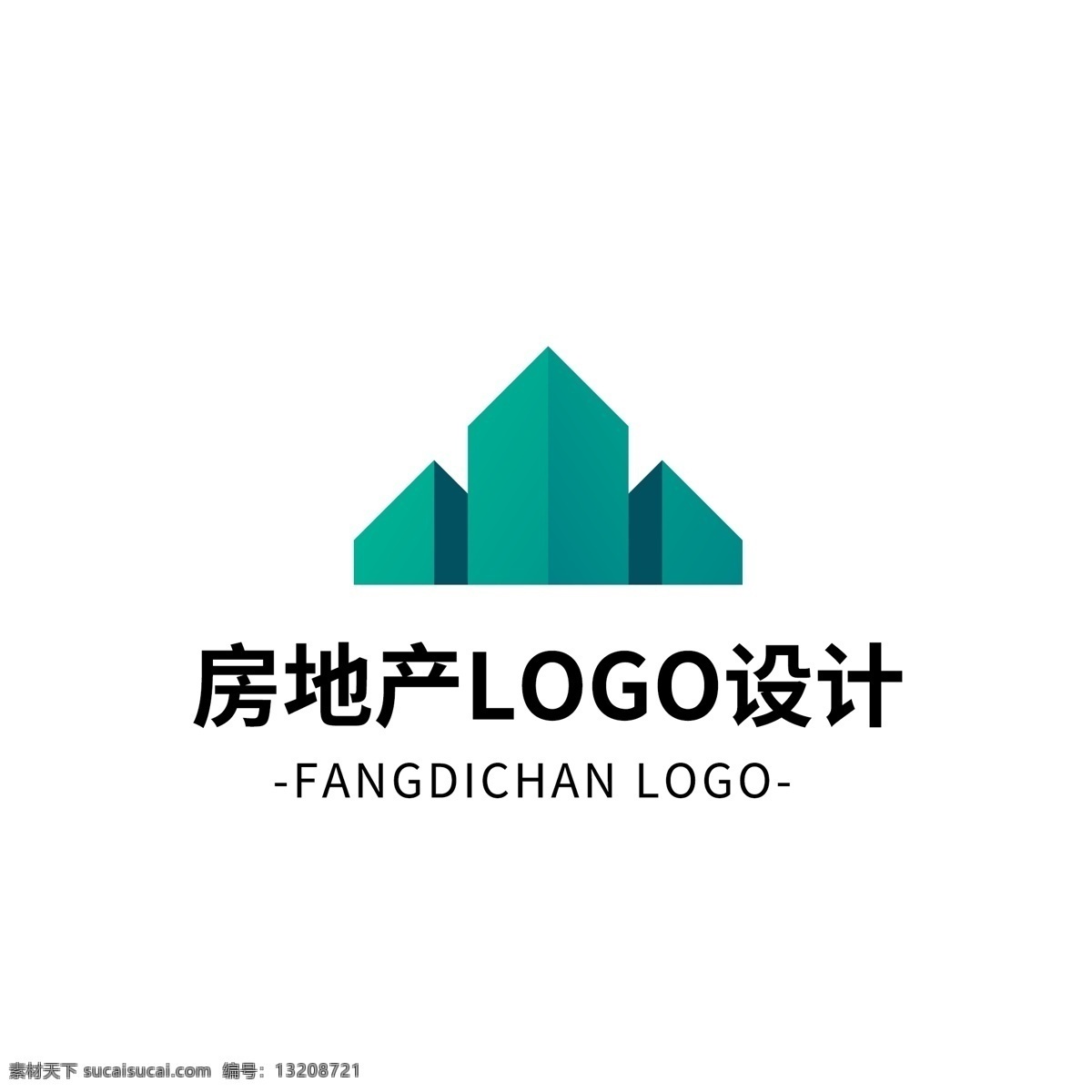 简约 大气 创意 房地产 logo 标志设计 标志