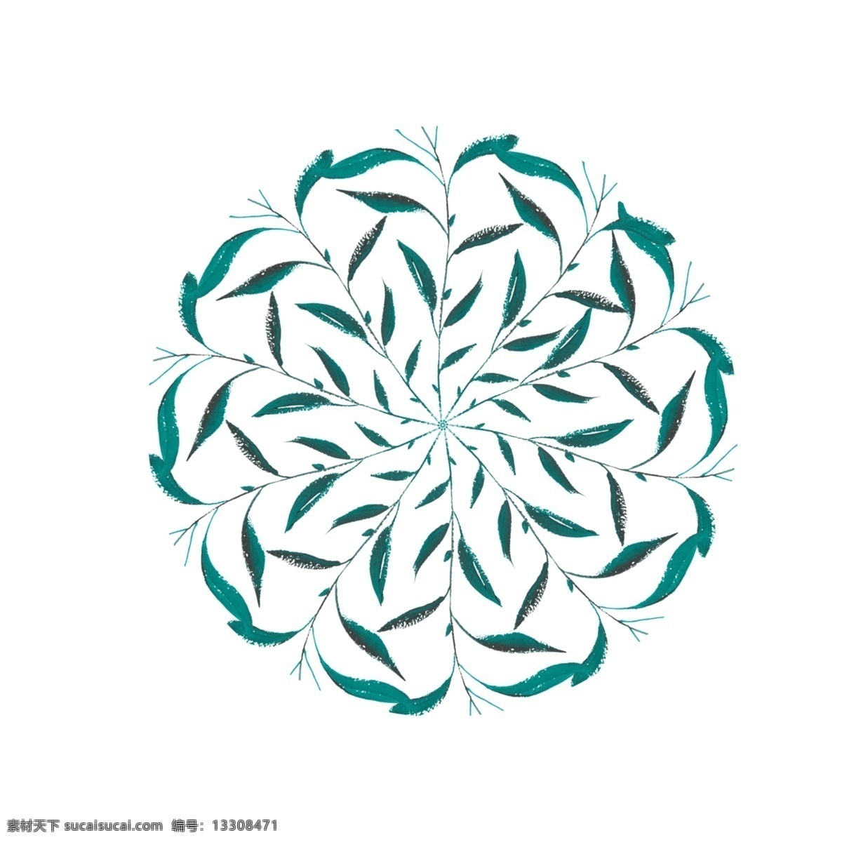 简约 清新 创意 水彩 装饰 图案 时尚