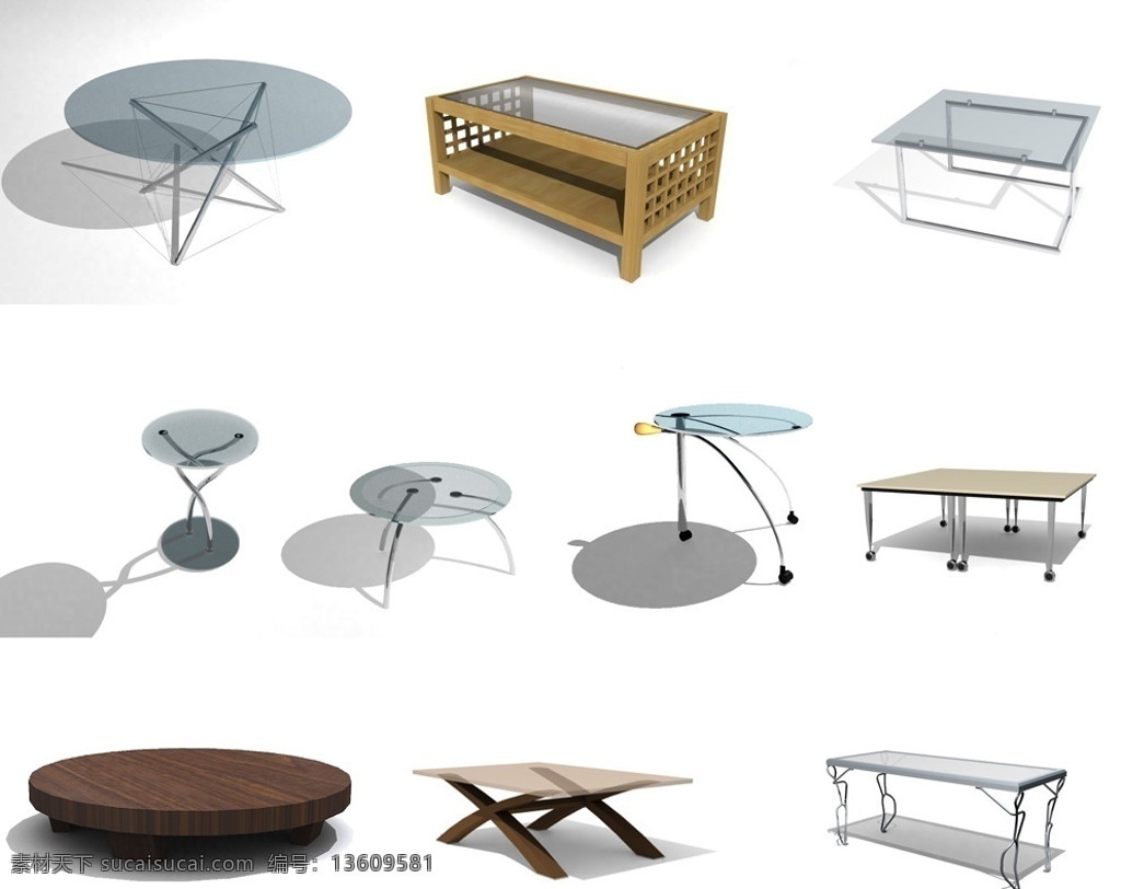 款 茶几 三 套 3d 源文件 max 10套 玻璃 现代 组合 家具 餐饮 茶桌 创意 个性 实木 3d室内模型 室内模型 3d设计模型