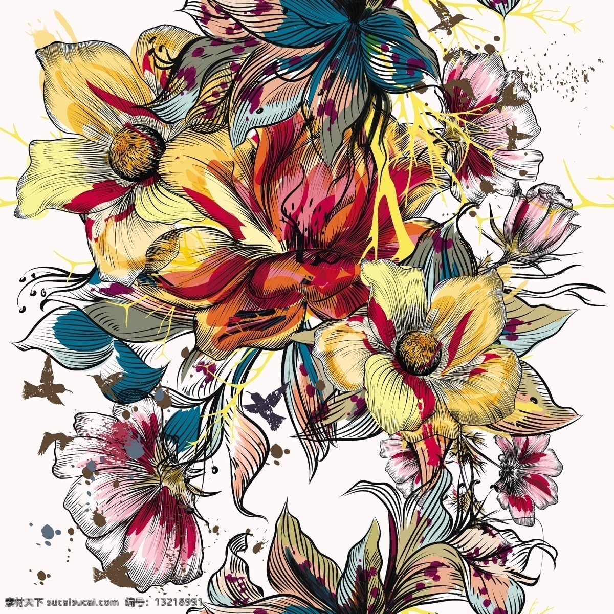花卉图案设计 背景 图案 花卉 叶 花卉背景 花卉图案 墙纸 颜色 树叶 丰富多彩 无缝模式 图案背景 无缝