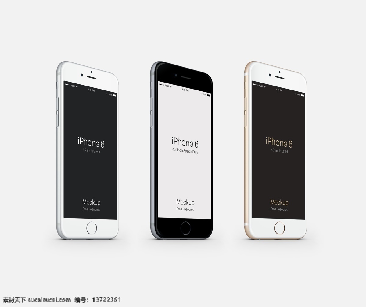 iphone6 iphone 原型图 模型 三个角度 展示模板 分层