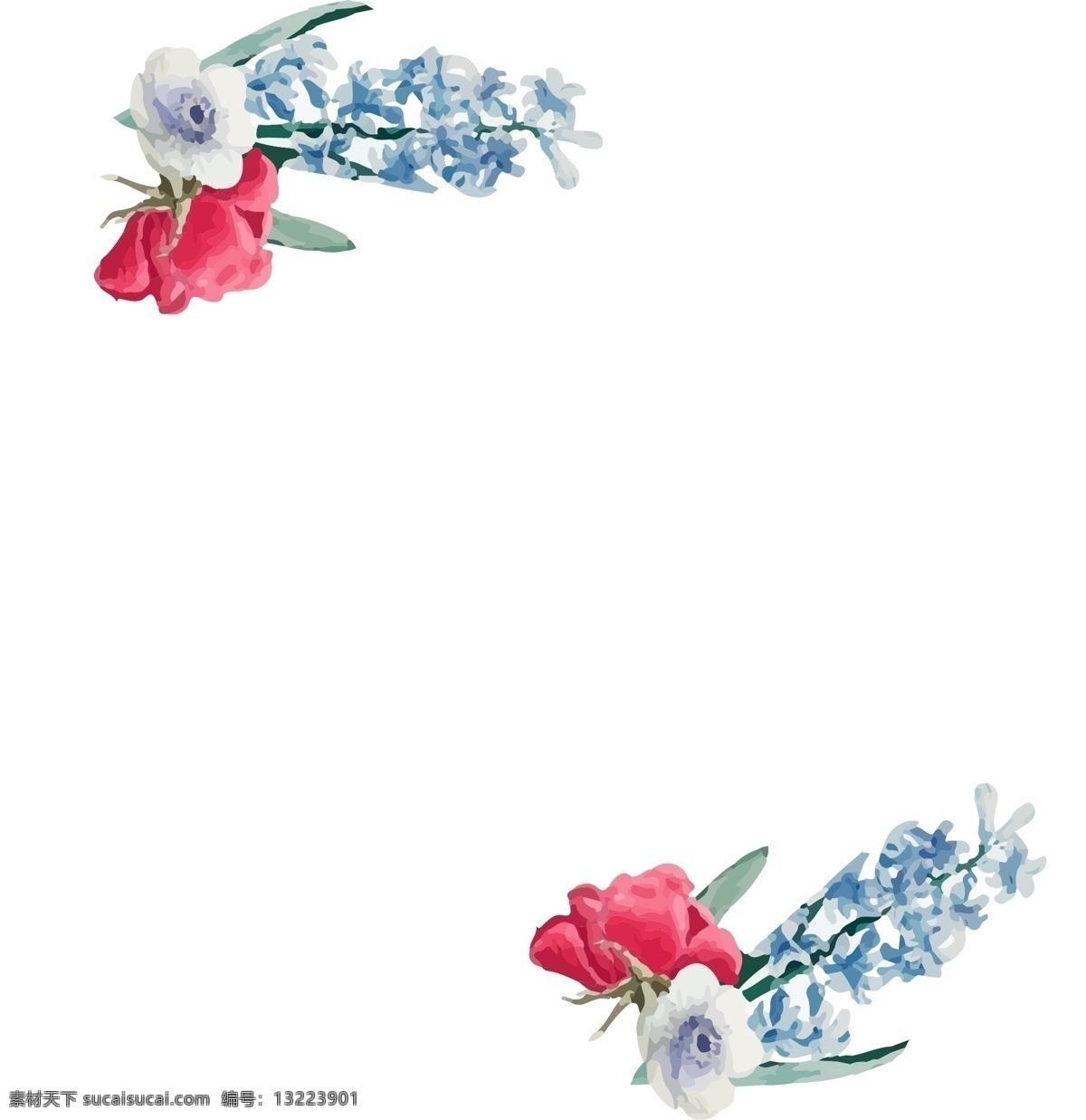 边框 花卉 婚礼 矢量 元素