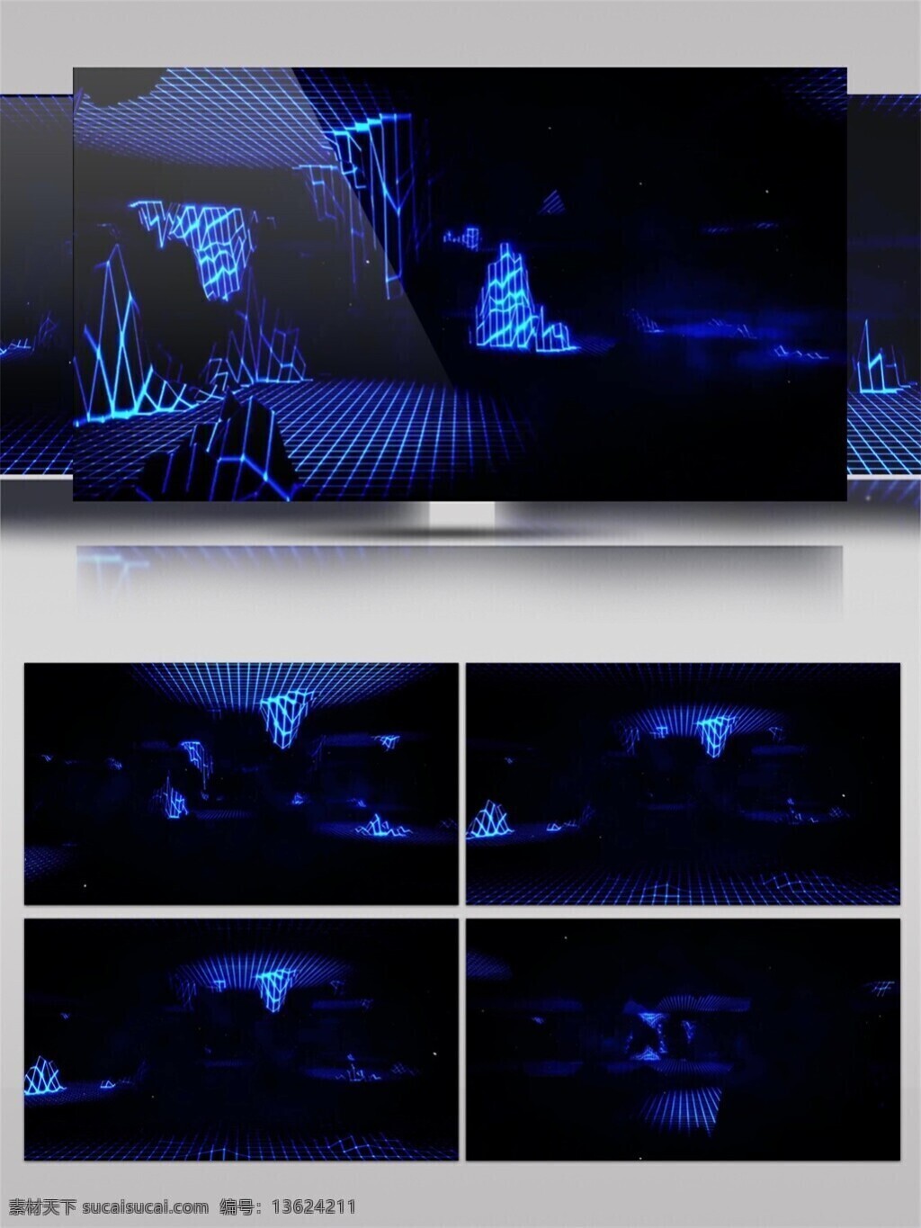 3d视频素材 电脑屏幕保护 高清视频素材 光束 蓝色 星光 蓝光 星际 隧道 动态 视频