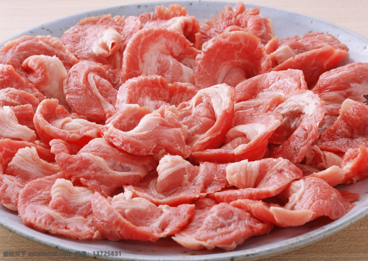 盘 瘦肉 肉 食物 餐饮美食 美味 可口 肉类 新鲜 食材原料