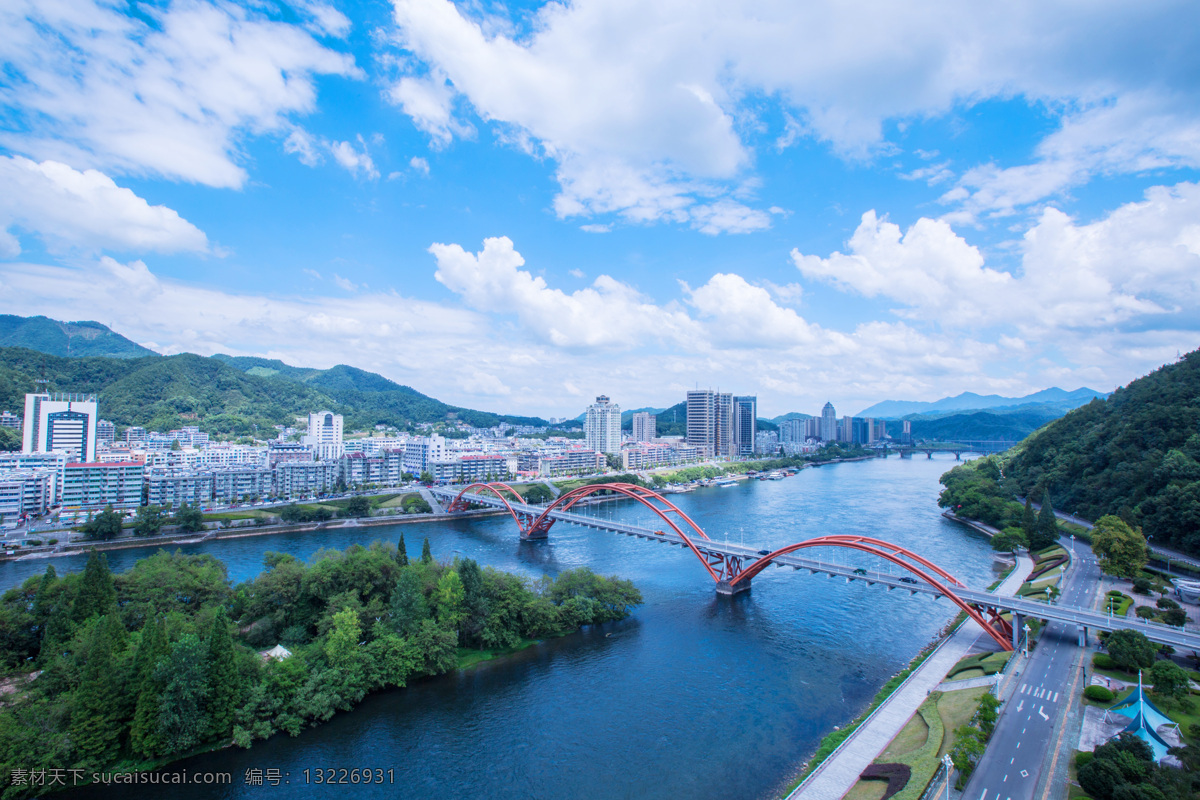 新安江图片 新安江 建德 彩虹桥 江景 新安江风景照 旅游摄影 自然风景