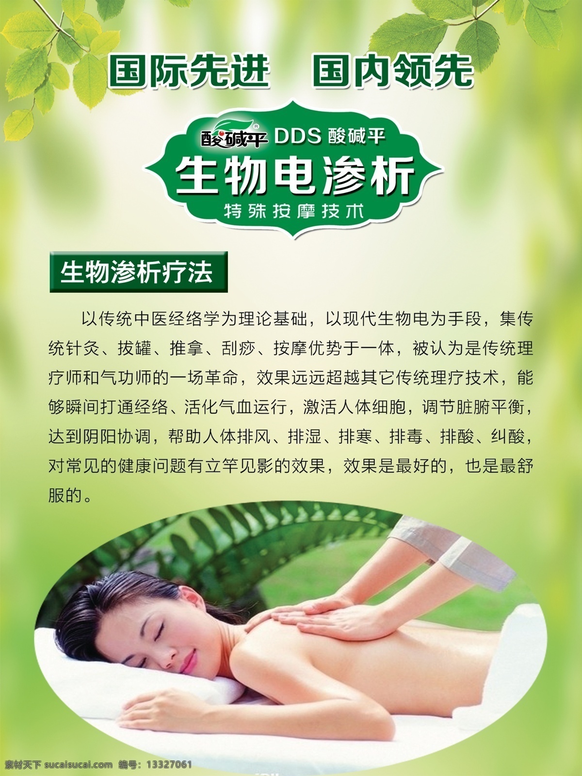 生物渗析疗法 标志 背景