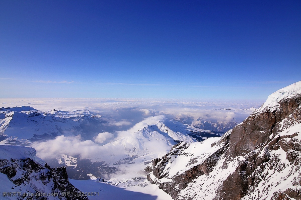 瑞士 阿尔卑斯山 风景