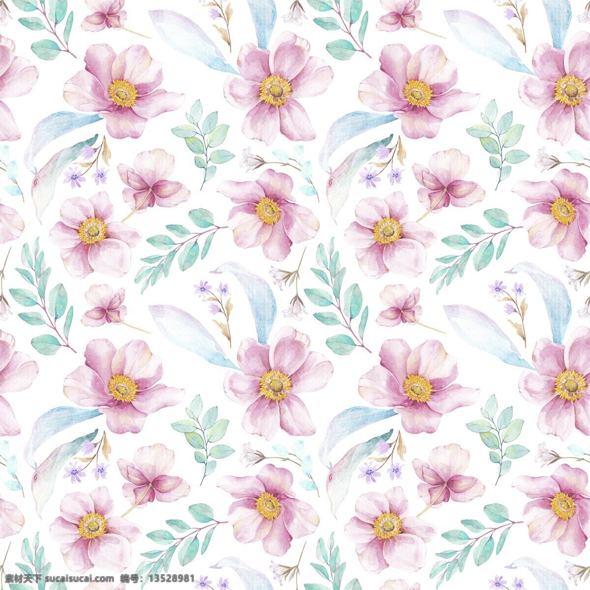 高雅 粉色 花卉 背景 填充 设计素材 背景素材